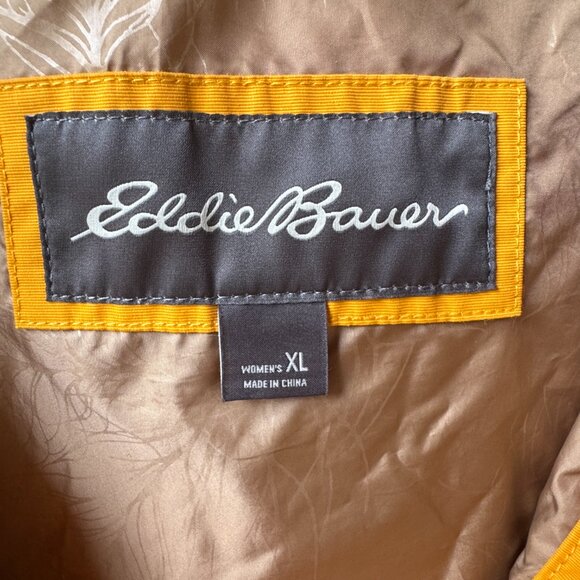 NWOT Eddie Bauer Dijon Gold Charly Waterproof Rain Jacket in Women's X-Large - Picture 3 of 16